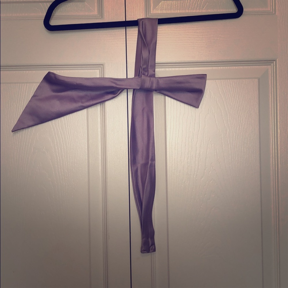 Lilac dress sash